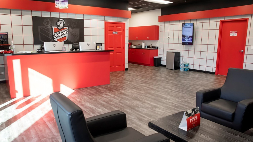 Inside of Ziebart store