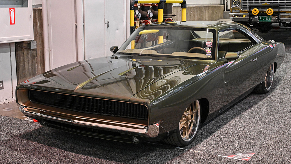 1968 Dodge Charger winner of the 2024 Battle of the Builders at SEMA