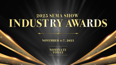 2025 SEMA Industry Awards graphic