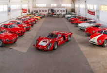 Alfa Romea Collection Competition Cars in warehouse