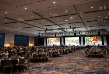 Charlotte Convention Center ballroom for opening session