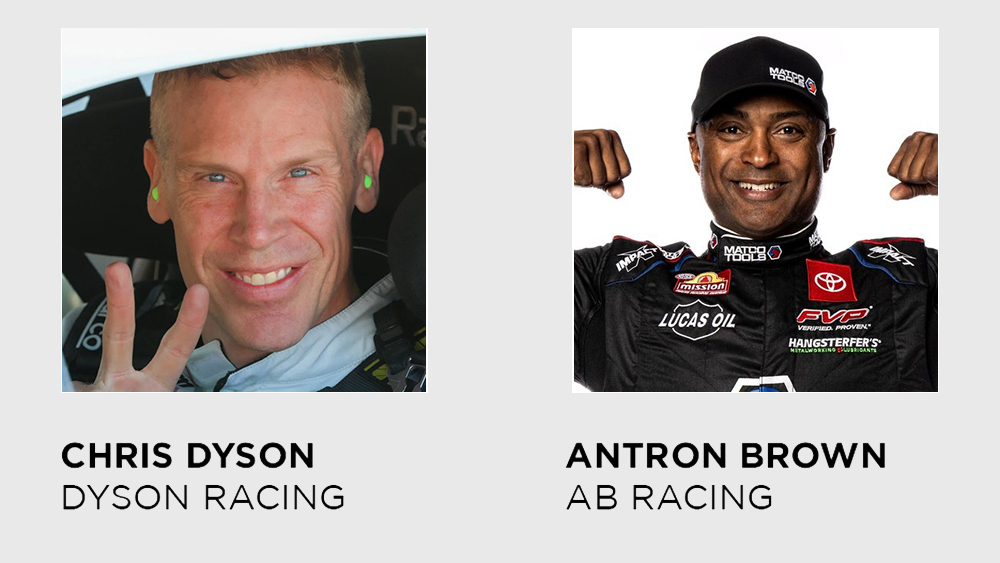 Chris Dyson and Antron Brown