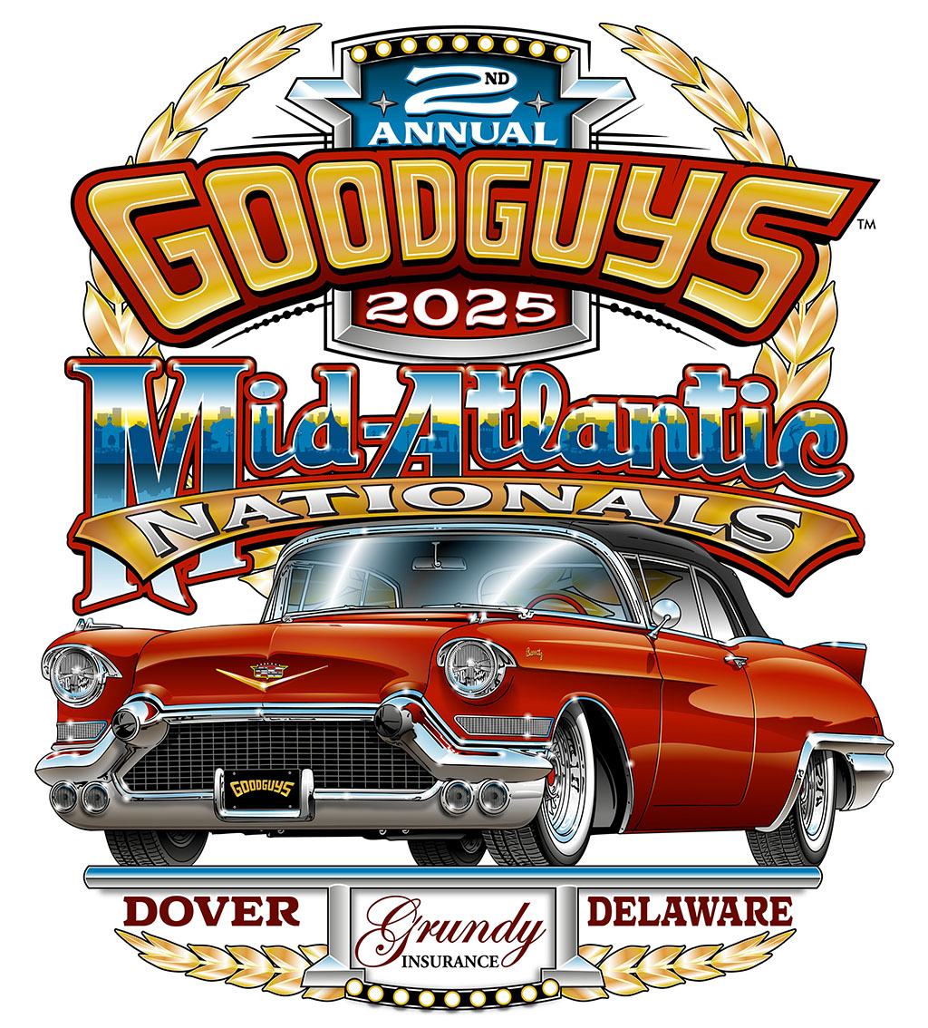 Goodguys 2nd Grundy Insurance Mid-Atlantic Nationals logo