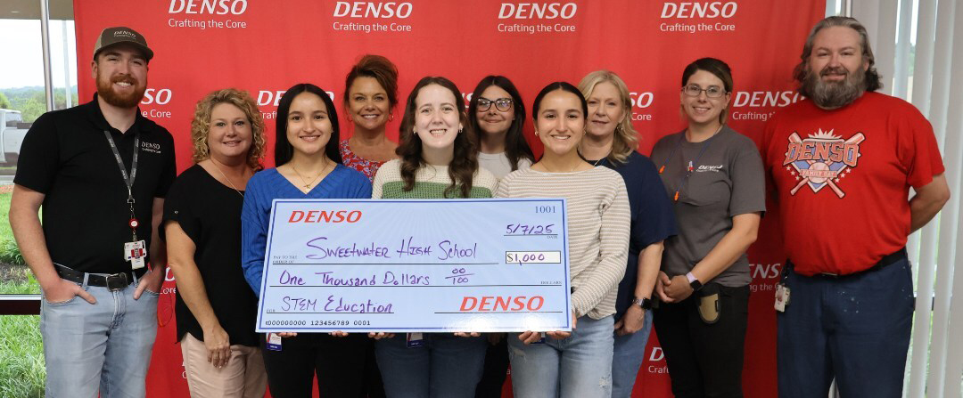 DENSO Manufacturing Athens Tennessee, Inc. (DMAT), donated to nine local high schools, with funds supporting STEM education programs at each.