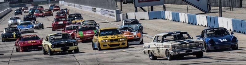 HSR race cars on the track