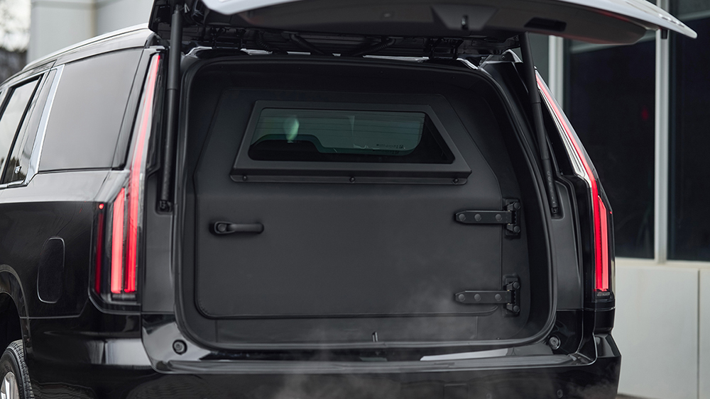 INKAS All-New 2025 Armored Cadillac Escalade liftgate protection
