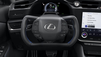 New LEXUS RZ steering wheel developed by Toyoda Gosei