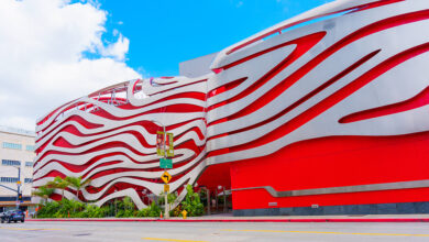 Roadside View of Petersen Automotive Museum
