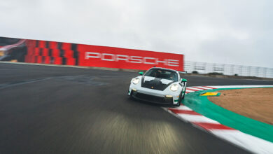 Porsche racing on Leguna Seca
