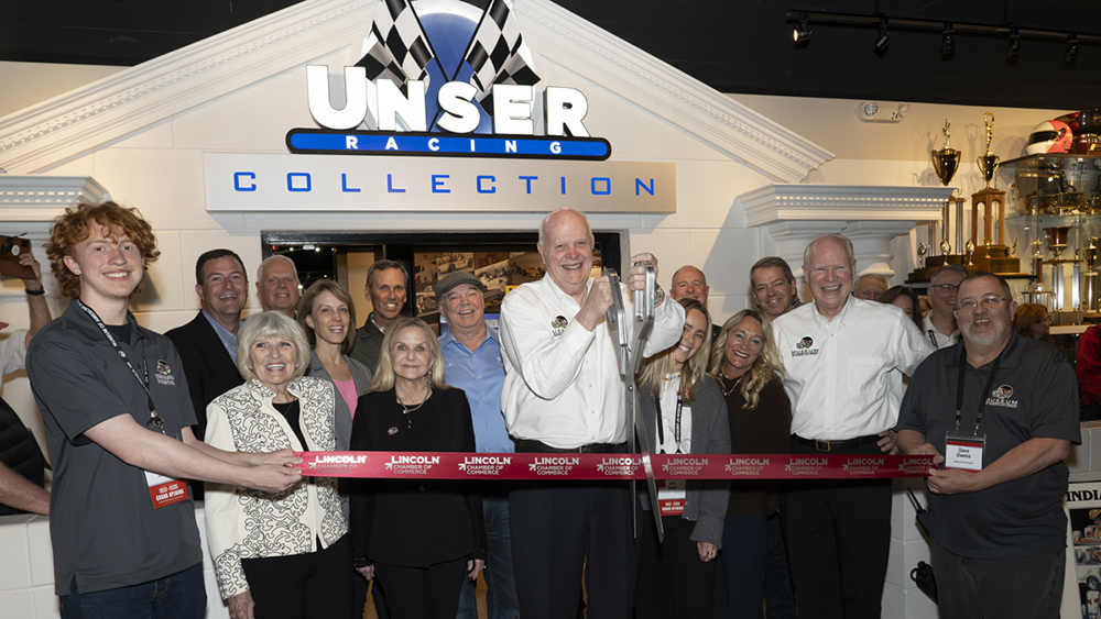 Ribbon Cutting at Unser Racing Collection