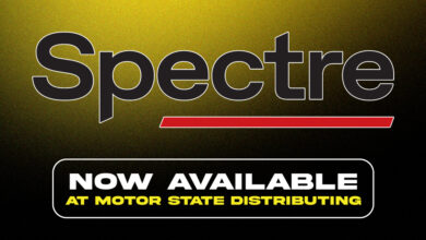 Motor State Distributing and Spectre logos