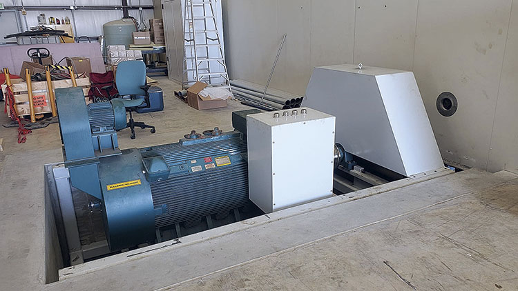 heavy-duty test stand at Texas A&M