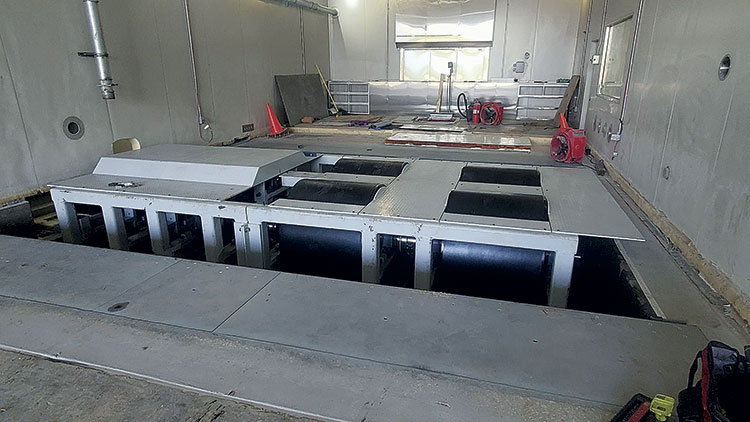 heavy-duty test stand at Texas A&M