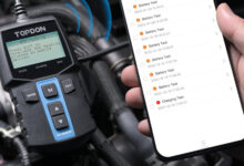 TOPDON Battery Tester and iPhone app