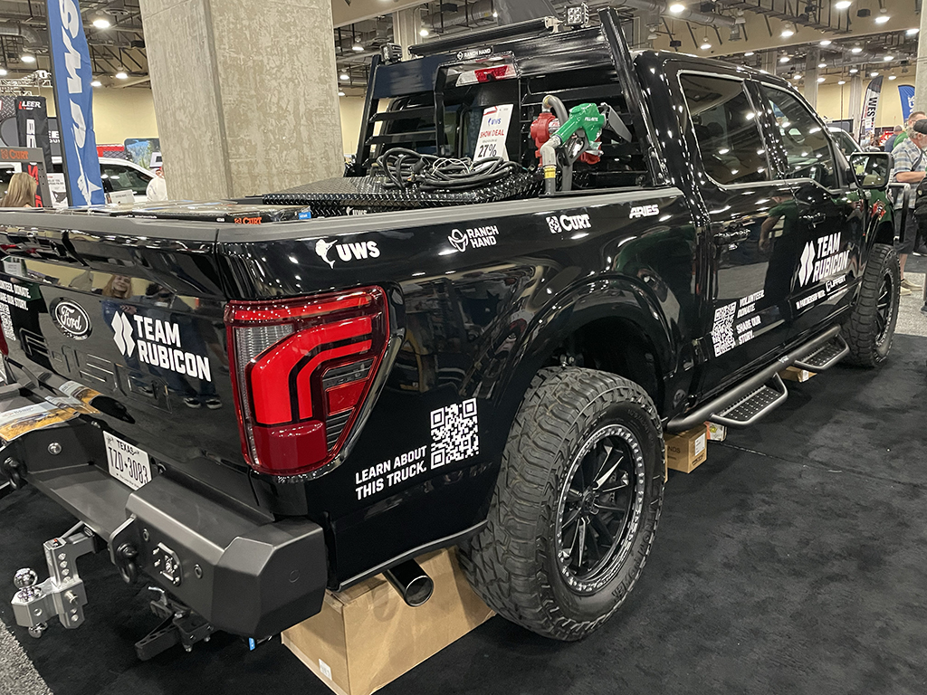 Team Rubicon F-150 at Lippert booth Keystone Big Show