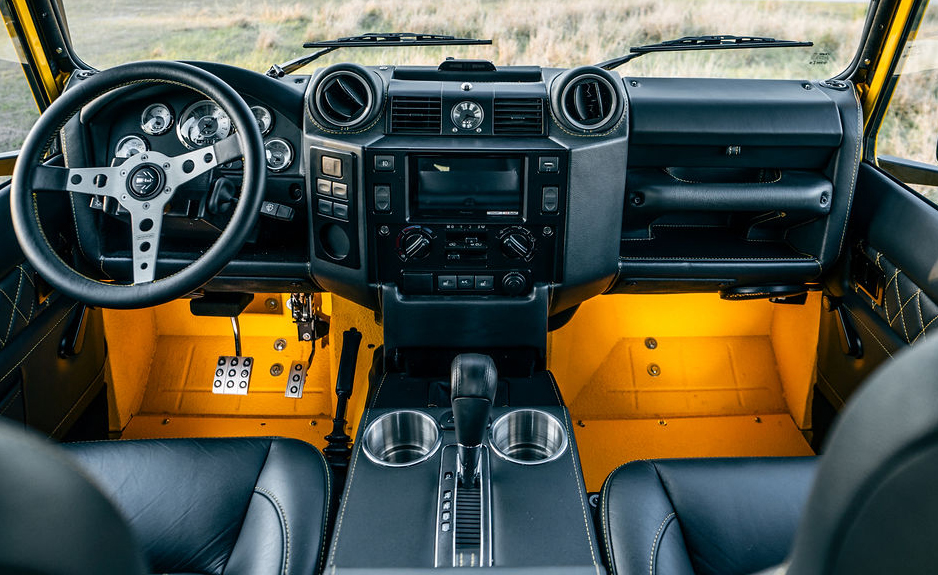 The dash of the Beach Patrol Defender 50