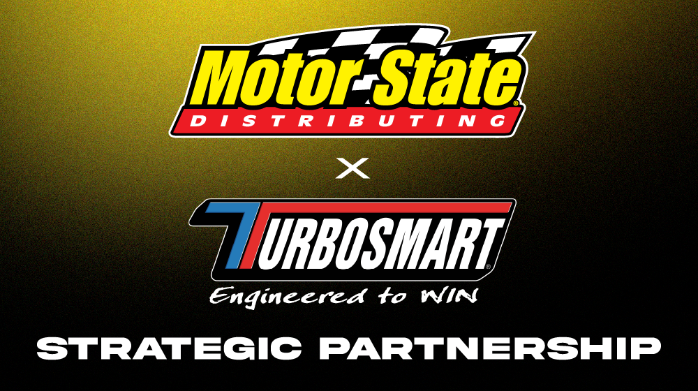 Motor State Distributing and Turbosmart logos