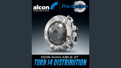 Turn 14 and Alcon Logos