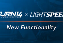 Turn 14 and Lightspeed logos