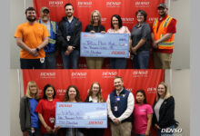 DENSO Manufacturing Athens Tennessee donated
