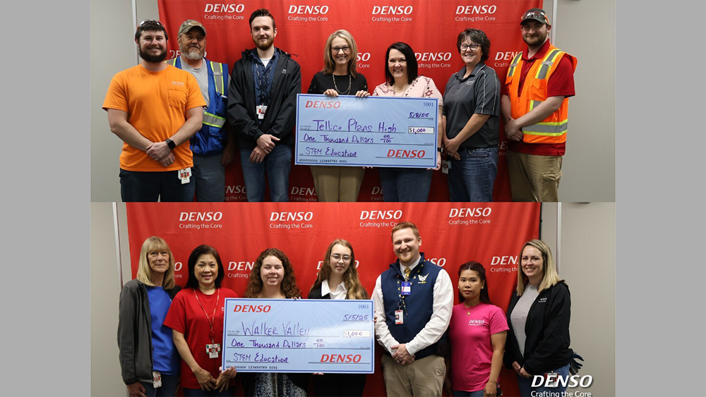 DENSO Manufacturing Athens Tennessee donated