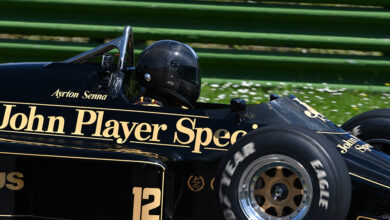 1985 F1 Lotus 97T/4 John Player S driven by Ayrton Senna