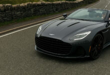 Aston Martin DB12 on road