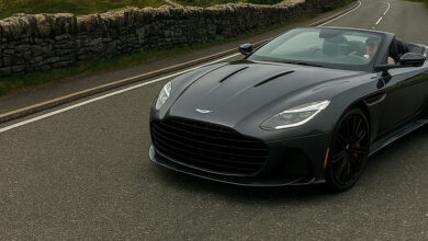 Aston Martin DB12 on road