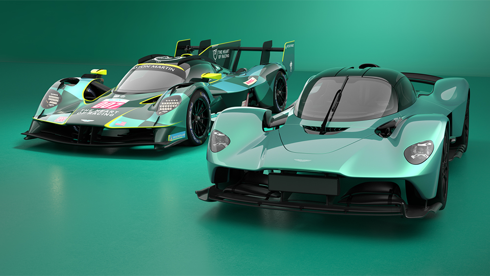 Aston Martin Valkyries hypercars copy