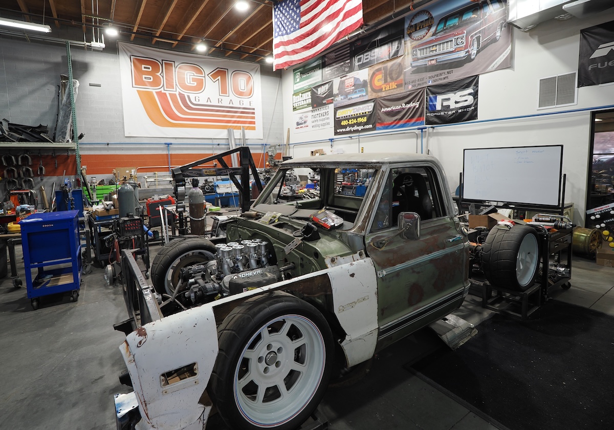 big 10 garage truck build