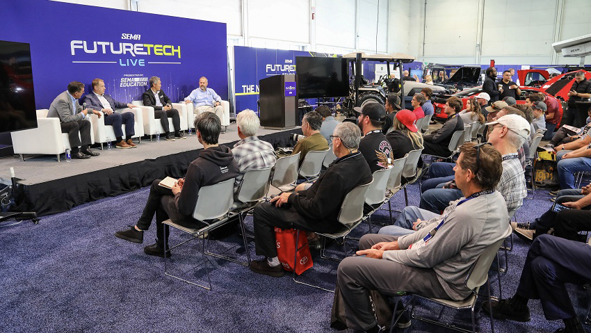 FutureTech panel at the SEMA Show
