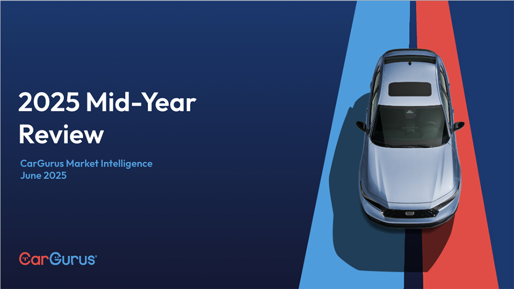 Graphic for CarGurus 2025 Mid-Year Review