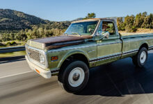 ICON Derelict 1970 Chevrolet C20 driving on road