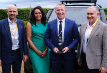 JLR Growth award being presented to CEO of Meridian
