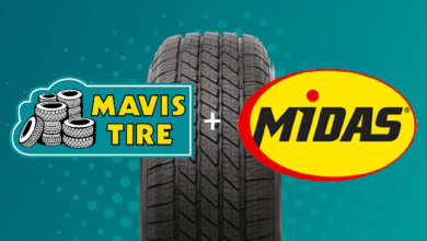 Mavis Tire and Midas Logos