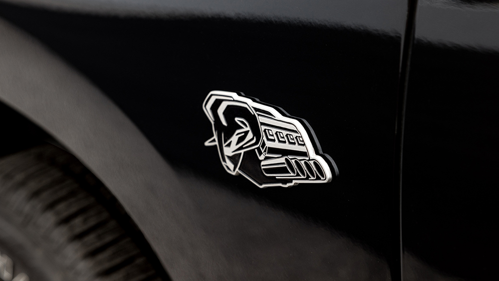 2026 Ram 1500 Black Express with HEMI V-8 Symbol of Protest Badge