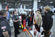 Studens and teachers at AAPEX
