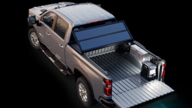 Truck with Worksports SOLIS and COR system