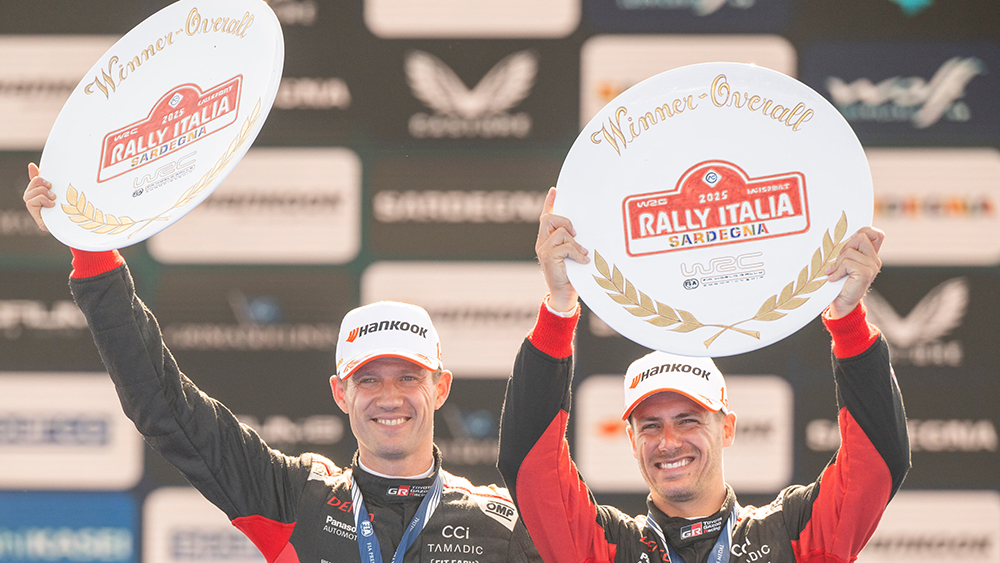 WRC Rally Italia Sardegna 2025 Podium