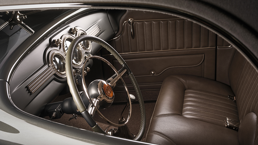 1936 Ford Roadster interior
