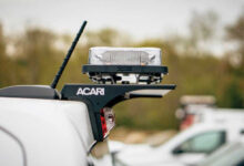ACARI light attached to truck