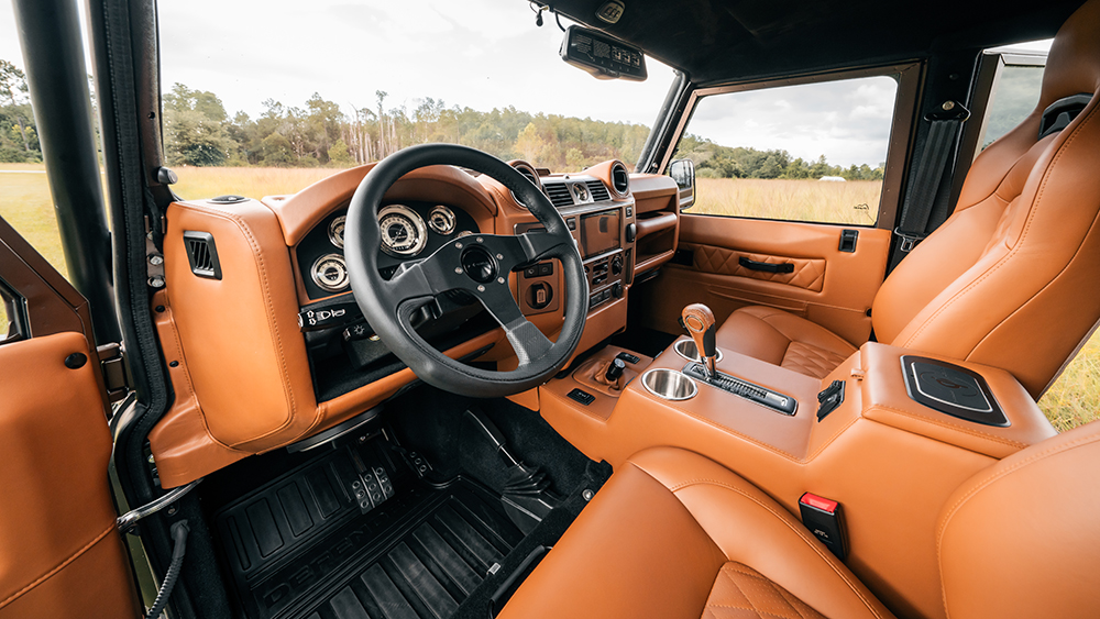 ECD Automotive Design Project Brownie Land Rover interior