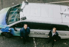 Motor Ai autonomous van from above