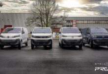 Stellantis Mid-size Hydrogen Fuel Cell Van Line-up with logo
