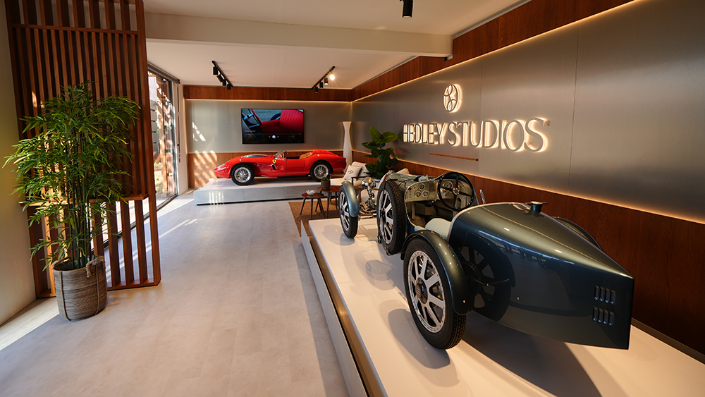 Inside Hedley Studios in Porto Cervo Sardinia