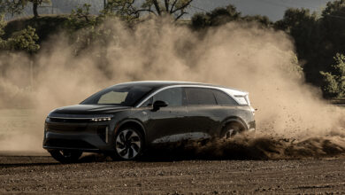 Lucid Gravity kicking up dust