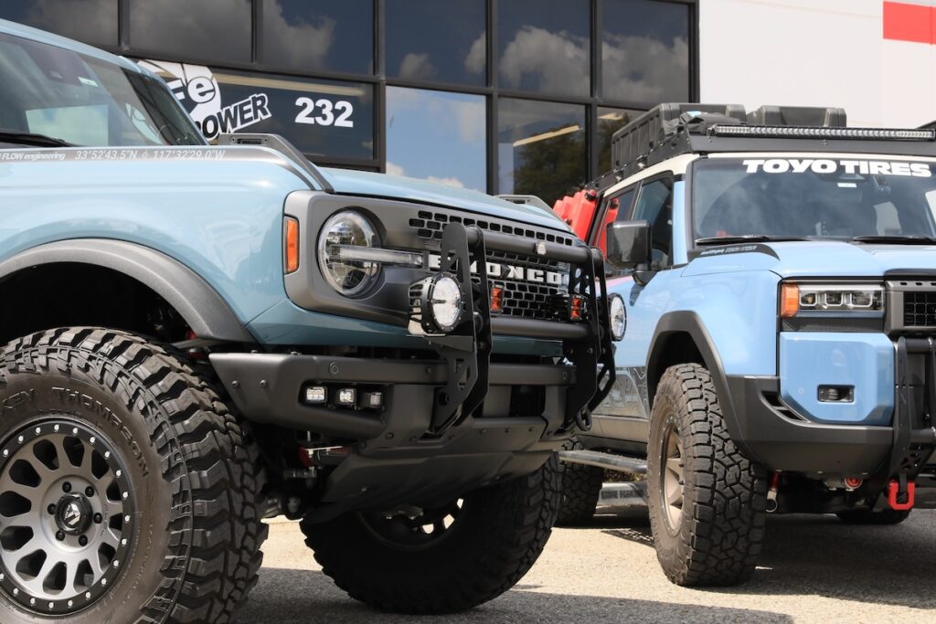 off-road bumper afe bronco side