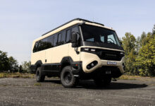 PRAETORIAN LIBERRA parked on gravel road