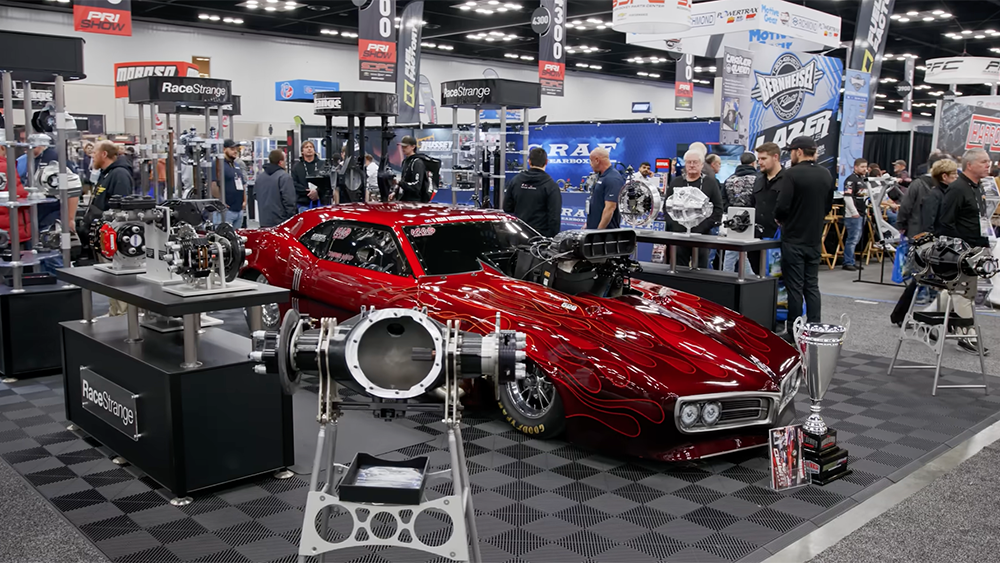 PRI Show 2024 exhibit hall Race Strange booth