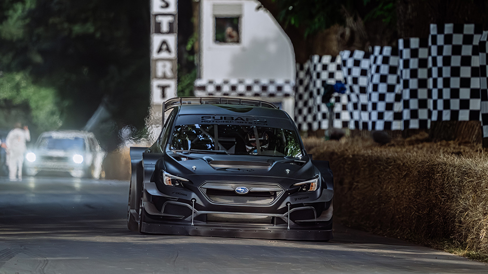Subaru WRX Project Midnight driven by Scott Speed